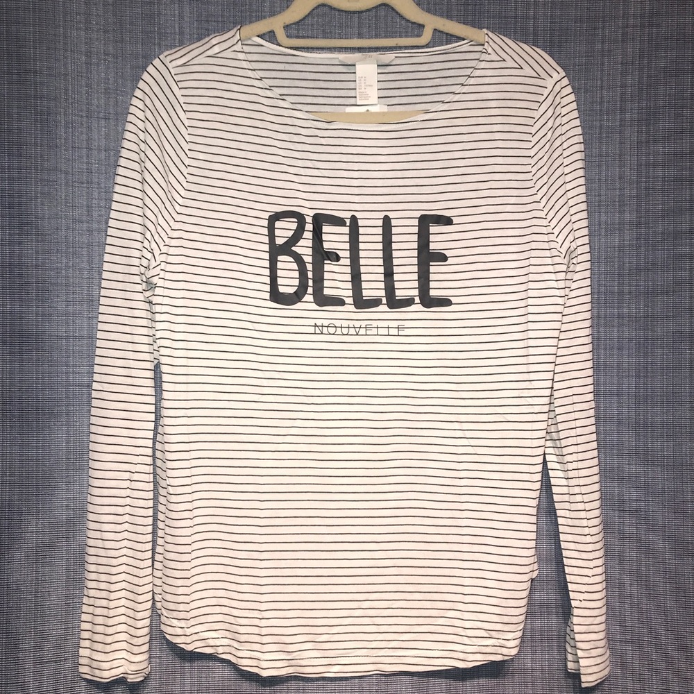 H&M Striped Graphic T